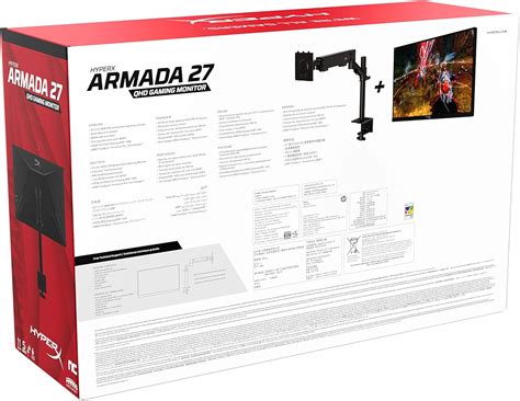 Buy HyperX Armada 27 – Gaming Monitor – 27-inch, QHD (2560x1440), 165Hz ...