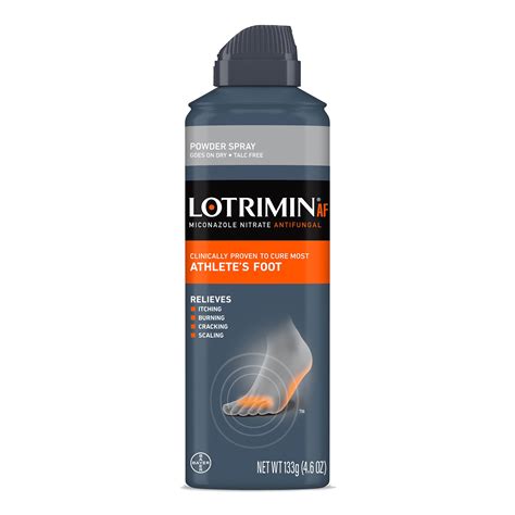 Lotrimin AF Miconazole Nitrate Antifungal Powder Spray, 4.6 oz - Walmart.com