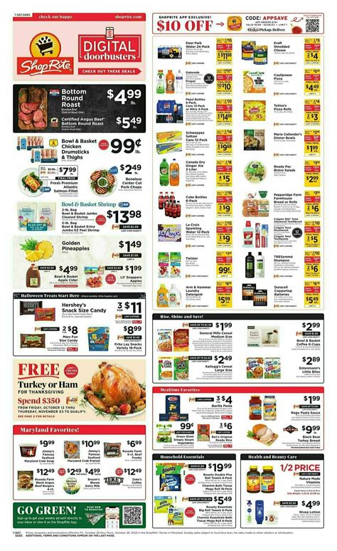ShopRite Weekly Ad & Circular from October 20