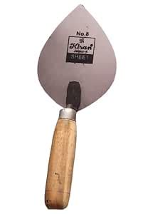 FTE Trowel/Thapi with Metal Blade Wooden handle for Construction and ...