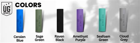 Ultimate Goal Sports Yoga Mat With Carry Bag Gym Workout 8mm, Exercise ...