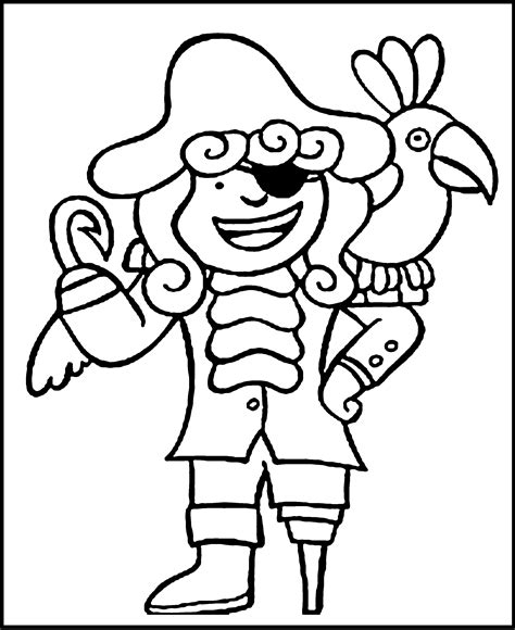 Pirate Colouring Pictures - MIT Printable