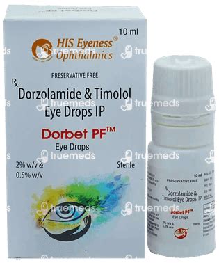 Dorbet Pf Eye Drop 10 Ml - Uses, Side Effects, Dosage, Price | Truemeds