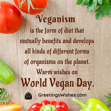 Inspiring World Vegan Day Wishes, Messages, and Quotes for Compassionate Living (01 November ...