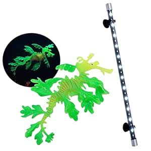 Plastic Aquarium LED Light, Blue, White, Pack of 1 Aquarium Light, 2 ...