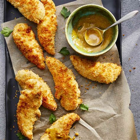 Crumbed Chicken Tenderloins (Air Fried) Recipe