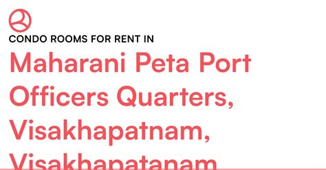 Maharani Peta Port Officers Quarters, Visakhapatnam... – Roomies.co.in