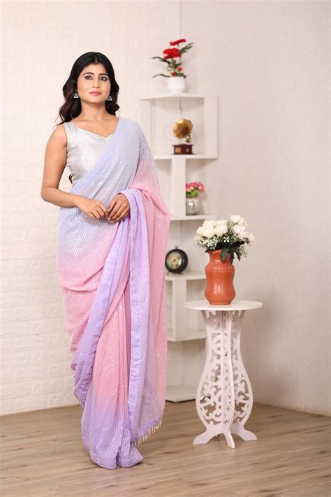 Bollywood Heavy Georgette Sequence Saree Collection – Sari Sansar