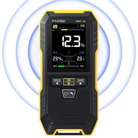 WESTOBIG WMT-10 Inductive Wood Moisture Meter, Non-contact Timber Damp ...