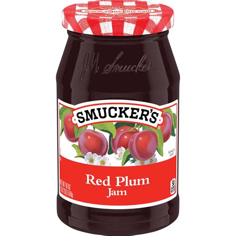 Smucker's Red Plum Jam, 18 Ounces