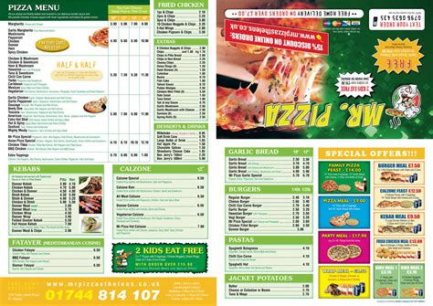Mr Pizza's Pasta House Menu at Eliza Pethebridge blog