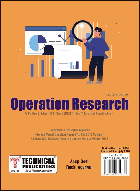 Operation Research for GTU 18 Course (V - Mech./Electrical - 3151910 ...