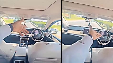 Mahindra XUV700 Driver Sits in Back Seat of Moving SUV » Car Blog India