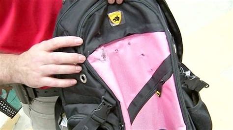 Image result for Bulletproof Backpack Test
