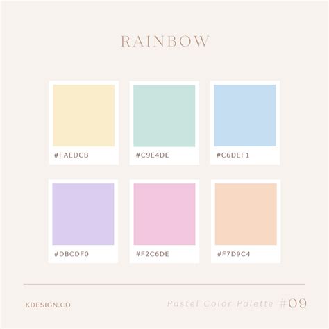 21 Beautiful Pastel Color Palette Examples with Color Codes