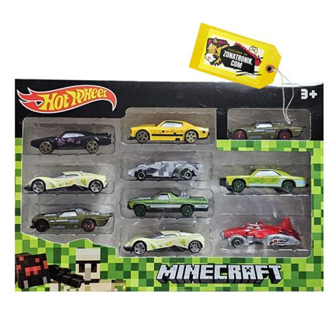 Hot Wheels Minecraft x10