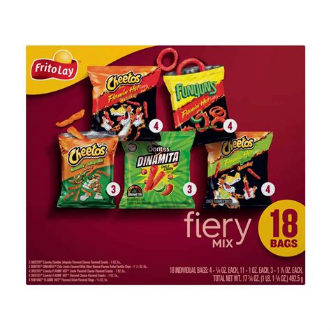 Buy Frito Lay Snacks Fiery Mix Variety Pack, 18 ct from Dollar General ...
