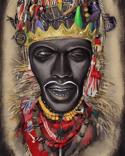 Voodoo King Papa Legba Haiti Hyper Detailed · Creative Fabrica