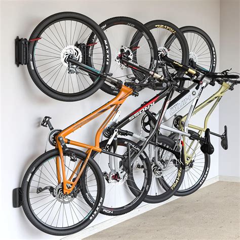 monTEK Swivel Bike Wall Mount, Space Saving Sturdy Vertical Bike Hanger ...