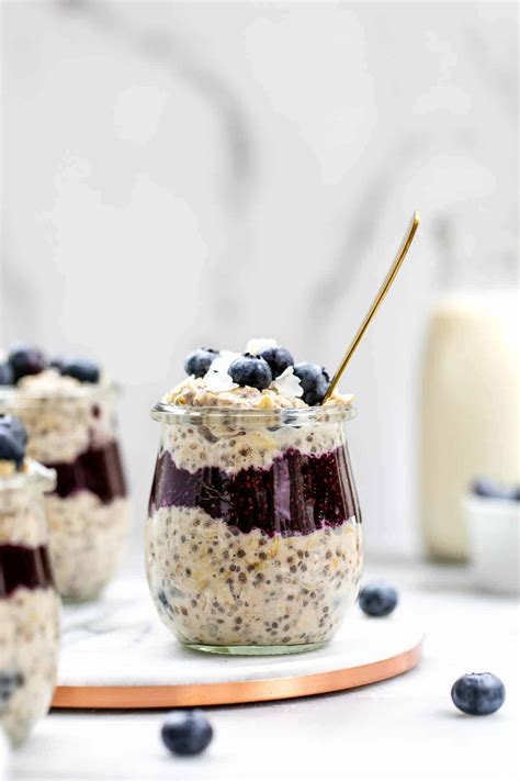 Blueberry Overnight Oats (Easy Recipe!) - Eat With Clarity