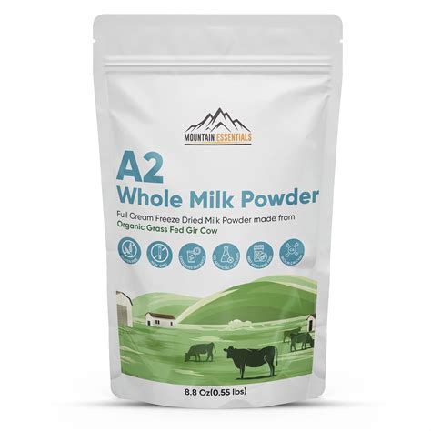 (Pack of 3) Mountain Essentials A2 Whole Milk Powder 8.8 Oz Gluten Free ...