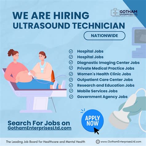 Apply for Ultrasound Tech jobs on GothamEnterprisesLtd.com today and ...
