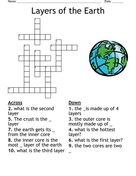 Structure With Layers Crossword - prntbl.concejomunicipaldechinu.gov.co