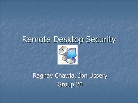 Image result for Remote Desktop Security