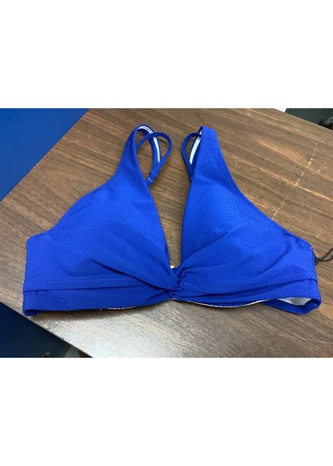 Shade and Shore 34C Blue Bikini Top - D3 Surplus Outlet