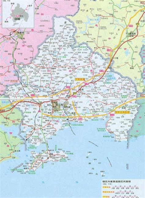 阳江平冈镇地图全图展示_地图分享