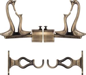 casagold Gold Rod Rail Bracket Metal Price in India - Buy casagold Gold ...