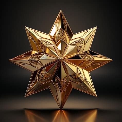 A red star with a bronze outline and "Donald Trump" and a TV icon written on it in bronze, embedded