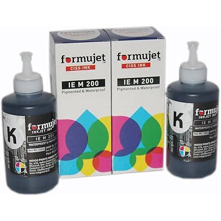 Formujet CISS Ink IE M 200 Compatible for Epson Printer M100, M105 ...