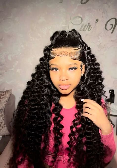 Scalp pt. 2 | Birthday hairstyles, Hair ponytail styles, Frontal wig ...