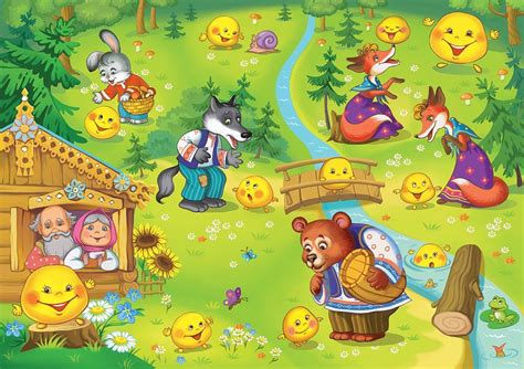 Герои в сказке колобок - фото и картинки abrakadabra.fun