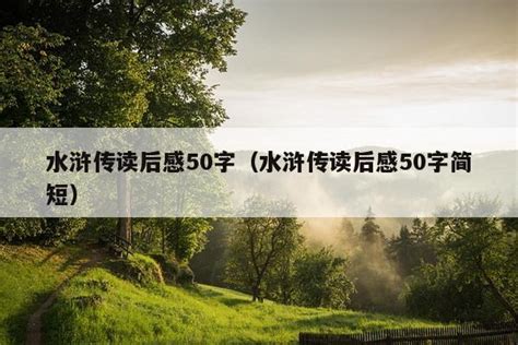 【水浒传600字读后感】水浒传600字读后感精选八篇_范文118