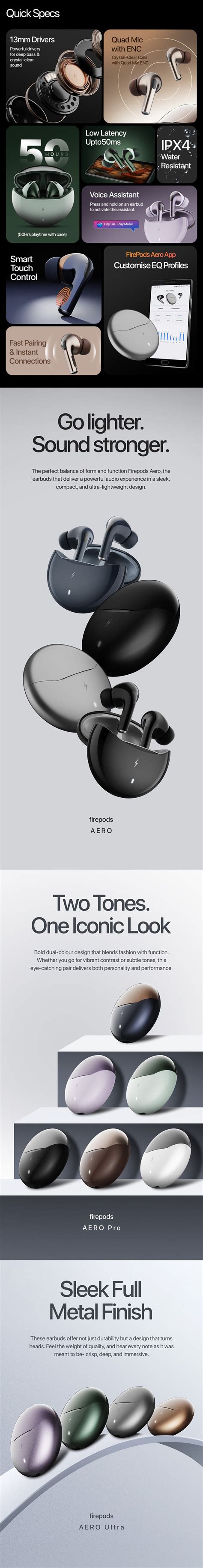FirePods Aero TWS - Black – Fire-Boltt
