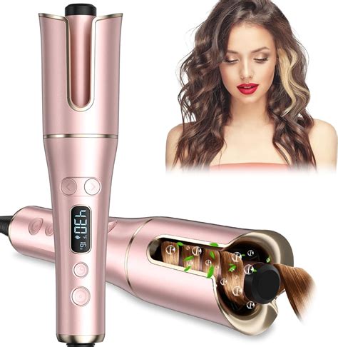Amazon.com : Automatic Curling Iron, Auto Hair Curler Wand with 4 ...
