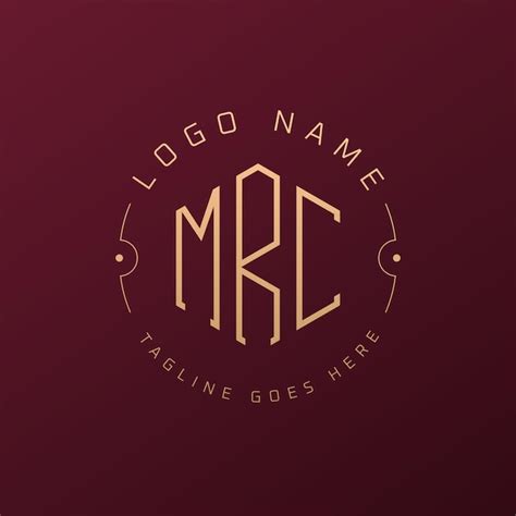 Luxury mrc logo design elegant letter mrc monogram logo minimalist ...