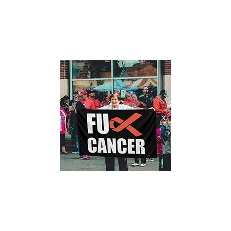 Buy QISHUO Fuck Kidney Cancer Flag 3x5 Ft Single Sided Print Welcome ...