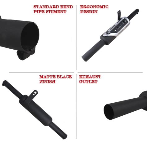 AllExtreme EXBS03 Exhaust Silencer Modern Style Metal Iron Material ...