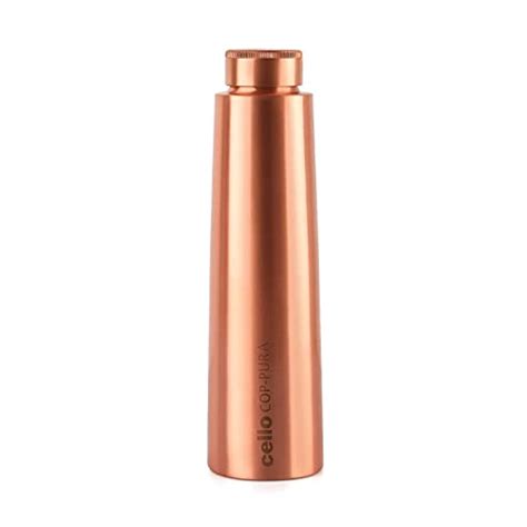 CELLO Cop-Pura Labh Copper Bottle- Ayurveda Inspired |BPA free and non ...
