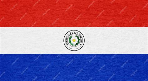Premium Photo | Flag of Republic of Paraguay on a textured background ...