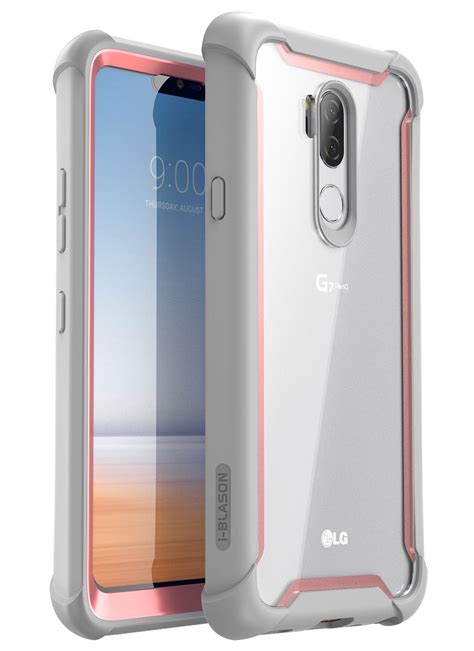 i-Blason Ares Full-Body Rugged Clear Bumper Case with Built-in Screen ...