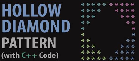 Code: Hollow Diamond Pattern - C++ for EmSAT Achieve PDF Download