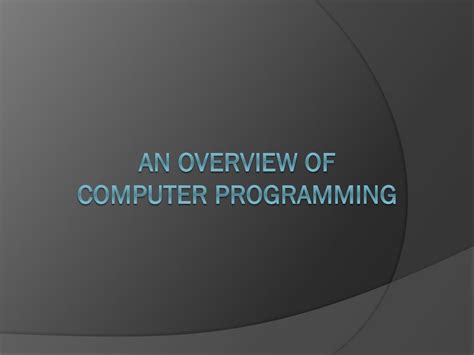 Programming 的图像结果