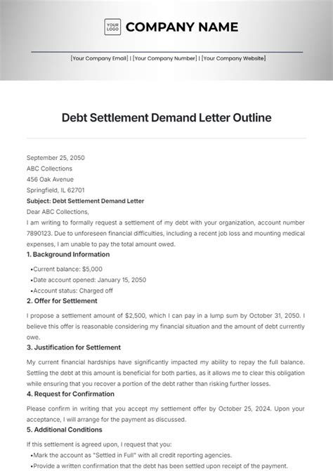 Free Demand Letter Templates, Editable and Printable