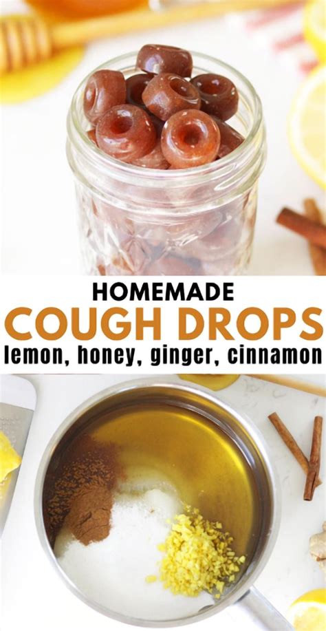 Crafting Homemade Cough Drops with Honey, Lemon, Ginger, and Cinnamon ...