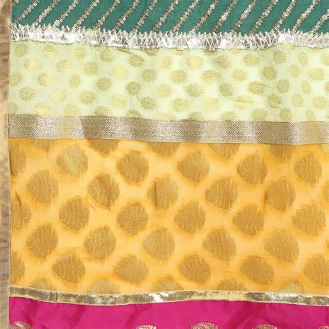 Designer Multi Color Kota Banarsi Brocade Dupatta – anokherang