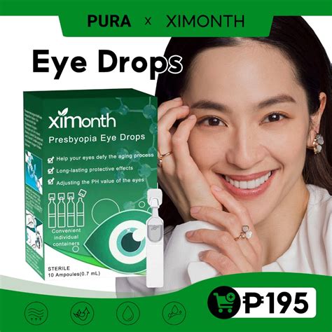 Ximonth Presbyopia Eye Drops 7ml Eye Drop Ophthalmic Solution Moist Eye Drop Relieves Tired Dry ...